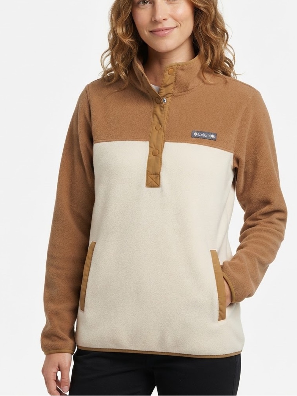 Columbia Sportswear Womens Colorblock Pullover Fleece Jacket XS